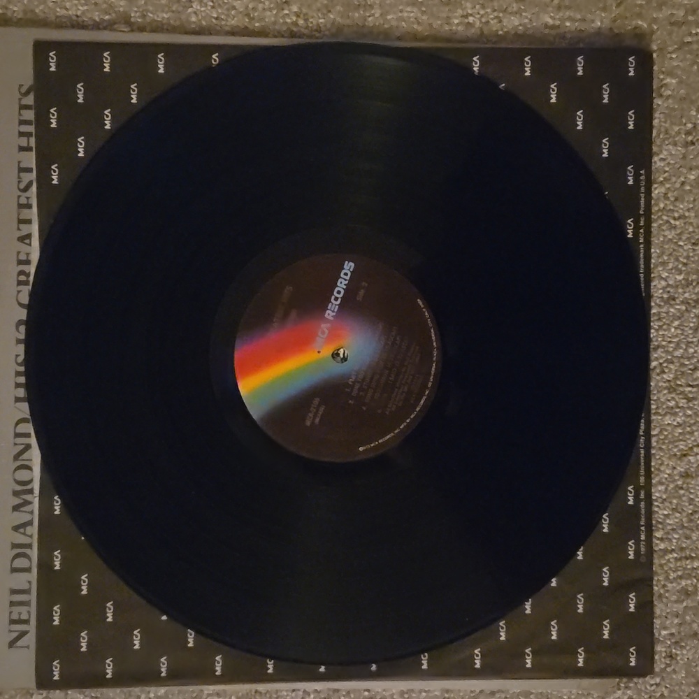 Neil Diamond His 12 Greatest Hits LP Vinyl Record Original 12" 1974 - Picture 6 of 7